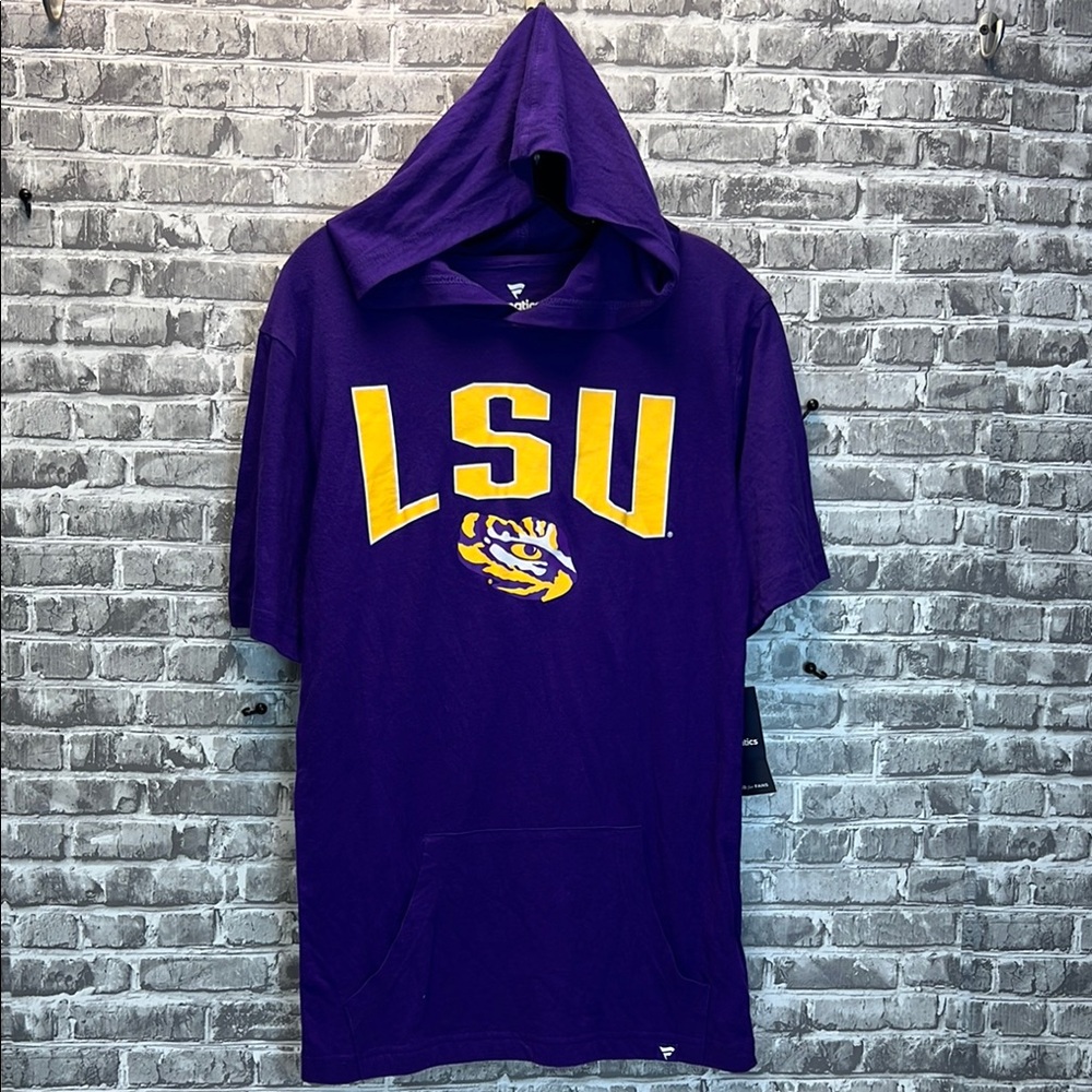 Men's Purple LSU Hooded T-Shirt